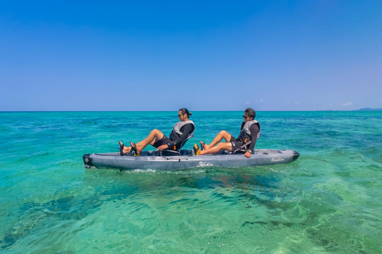 足漕ぎカヤックツアー