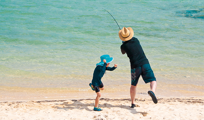 手ぶらでOK！親子フィッシング体験