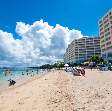 ビーチアクティビティの様子