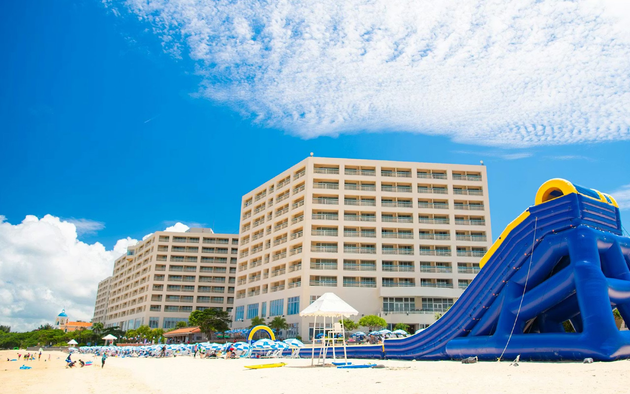 ビーチアクティビティの様子