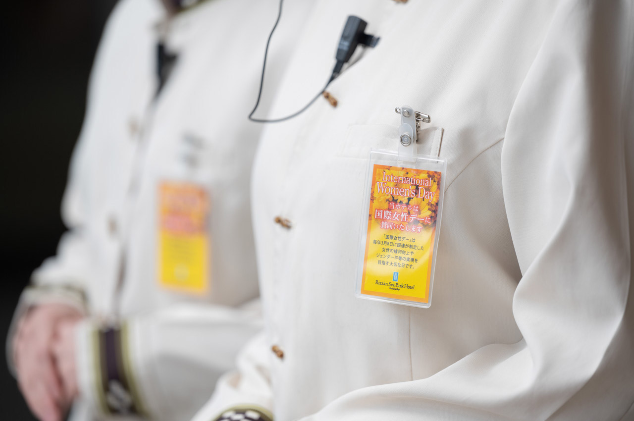 スタッフの名札