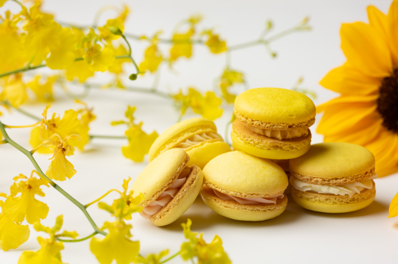 黄色いマカロン