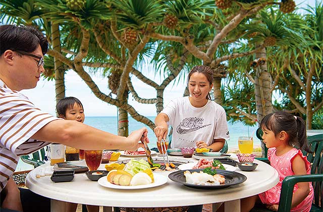 沖縄リザンでBBQ