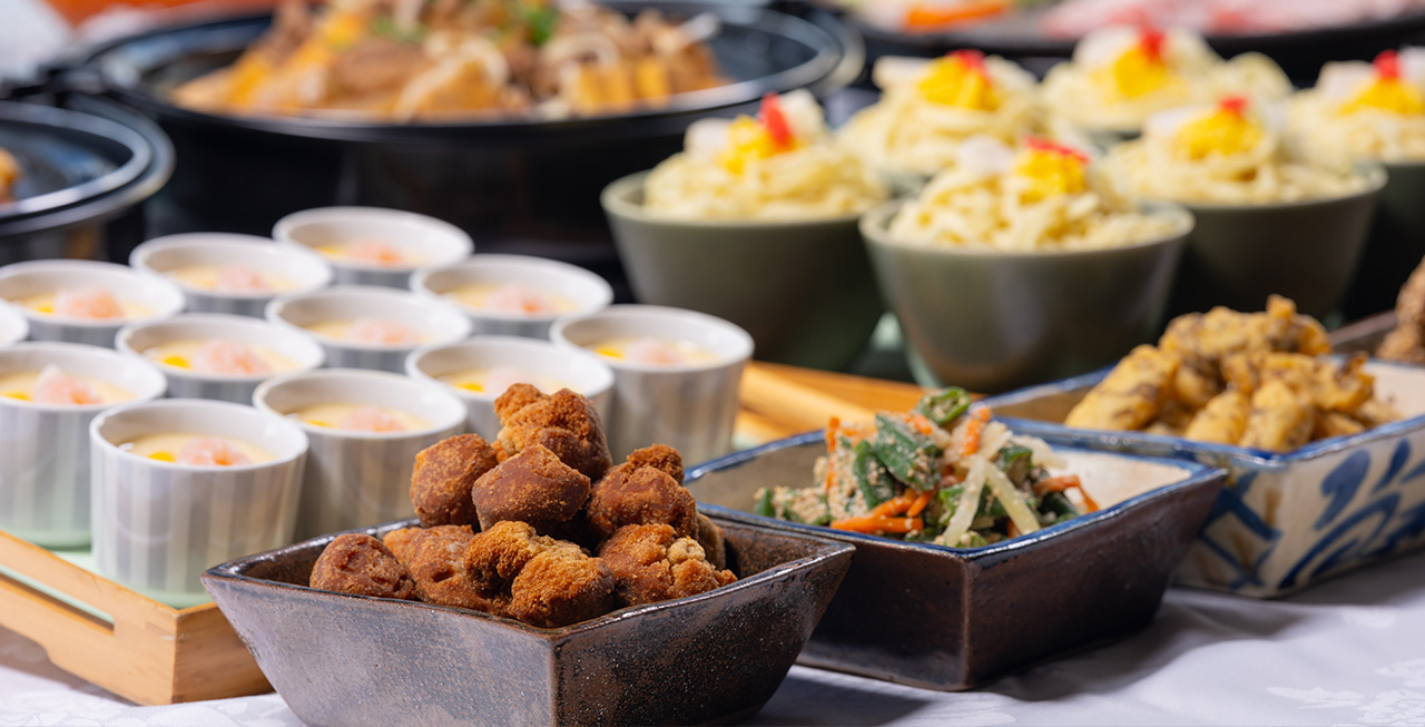 朝食ビュッフェ