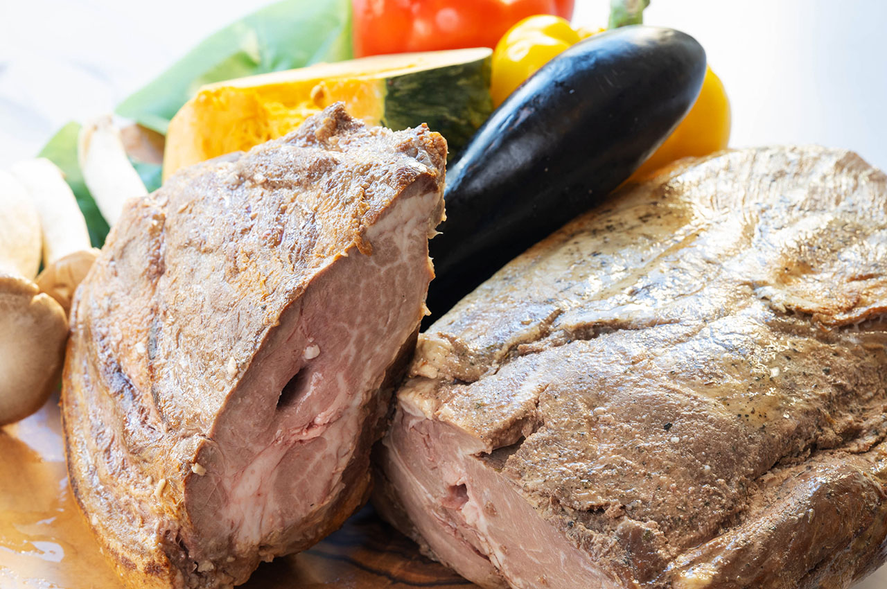 Grilled Kebab with Fragrant Spices Chicken Pork Okinawa Japan