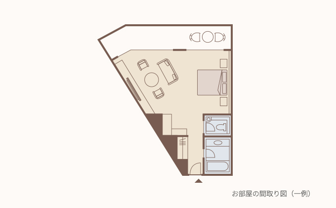 リニューアル コーナールーム 間取り図