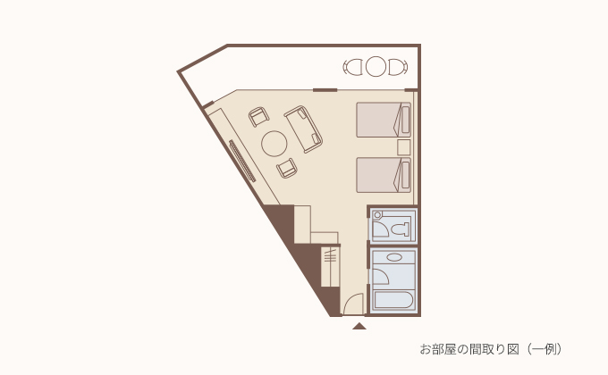 リニューアル コーナールーム 間取り図