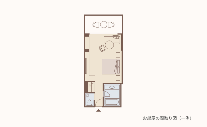 リニューアル デラックスルーム 間取り図